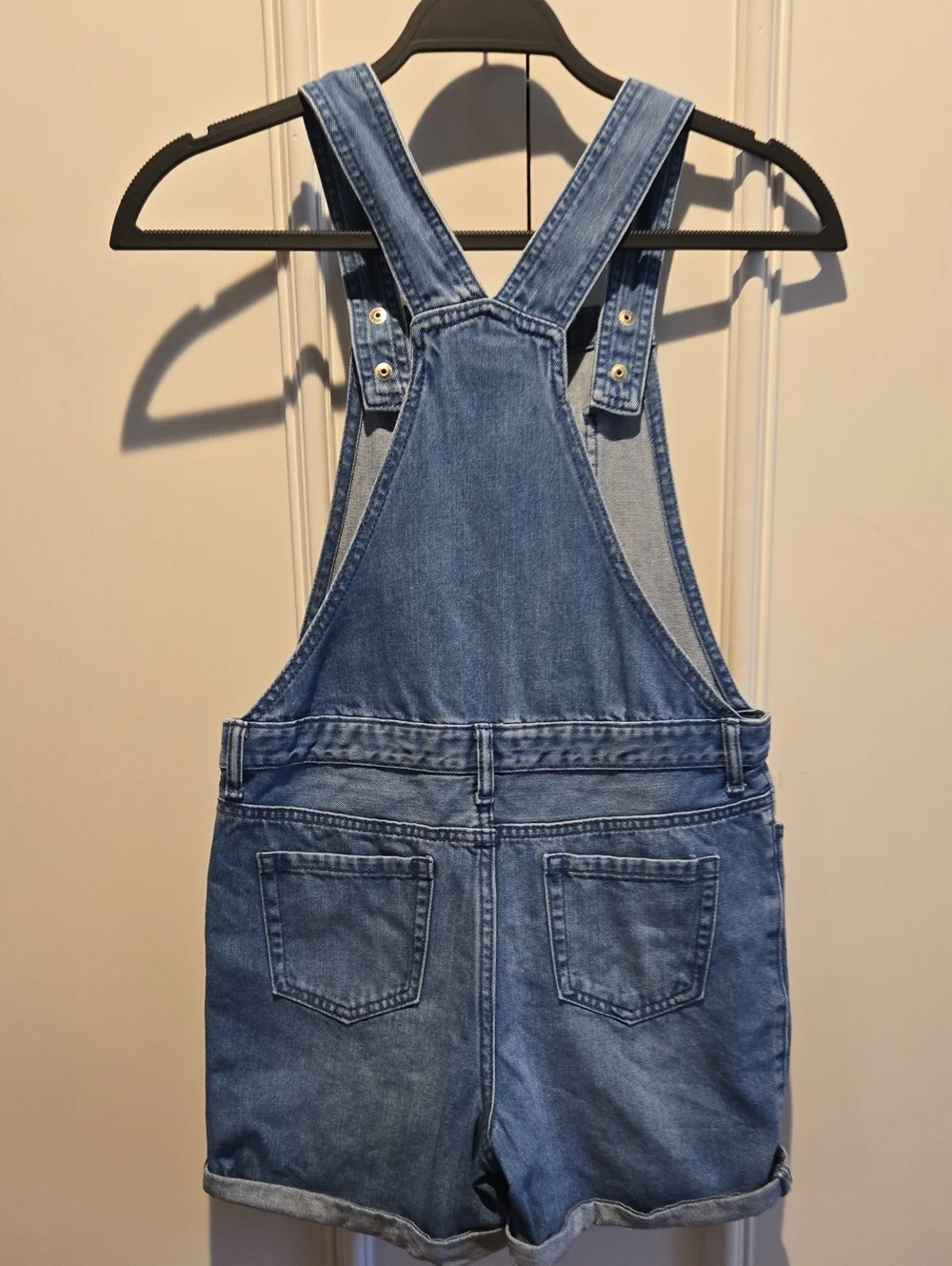 The Children's Place Light Blue Denim Short Overalls